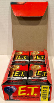 1982 Topps ET E.T. The Extra-Terrestrial Vintage FULL 36 Pack Trading Card Box - TvMovieCards.com