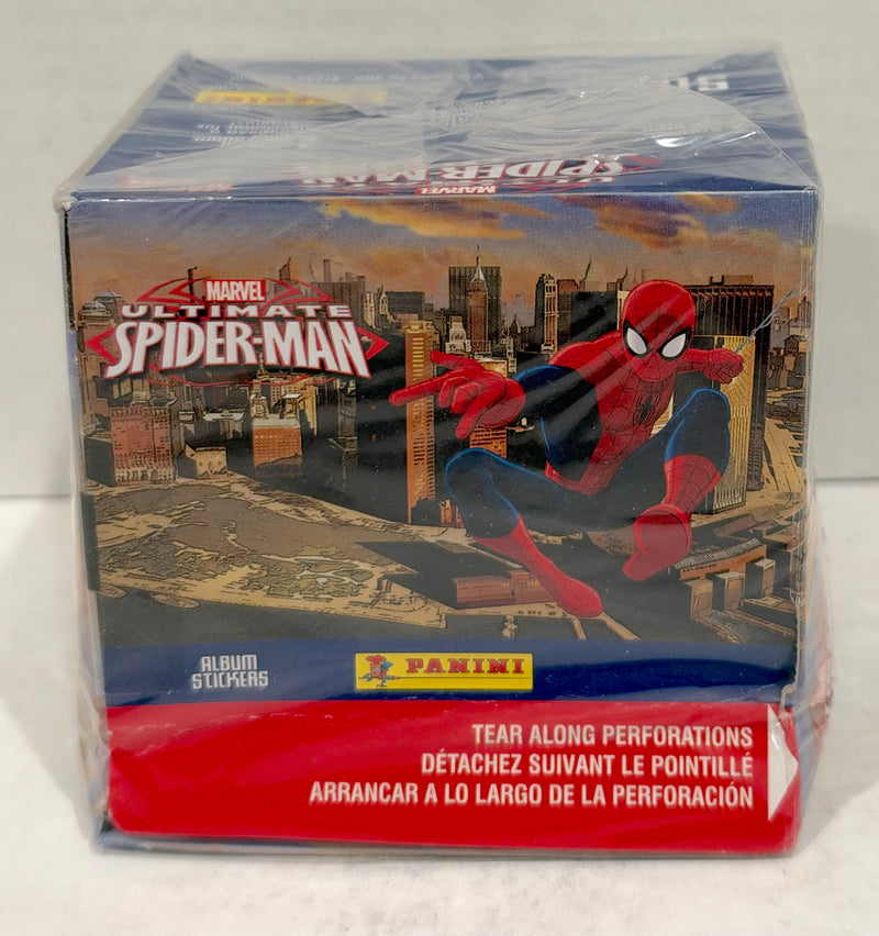 2014 Ultimate Spider-man Album Sticker Box 50 Packs Sealed Panini