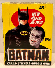 Batman Movie Series 2 Vintage Trading Wax Card Box 36 Packs Topps 1989 - TvMovieCards.com