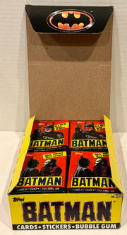 Batman Movie Series 2 Vintage Trading Wax Card Box 36 Packs Topps 1989 - TvMovieCards.com