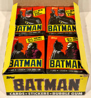 Batman Movie Series 2 Vintage Trading Wax Card Box 36 Packs Topps 1989 - TvMovieCards.com