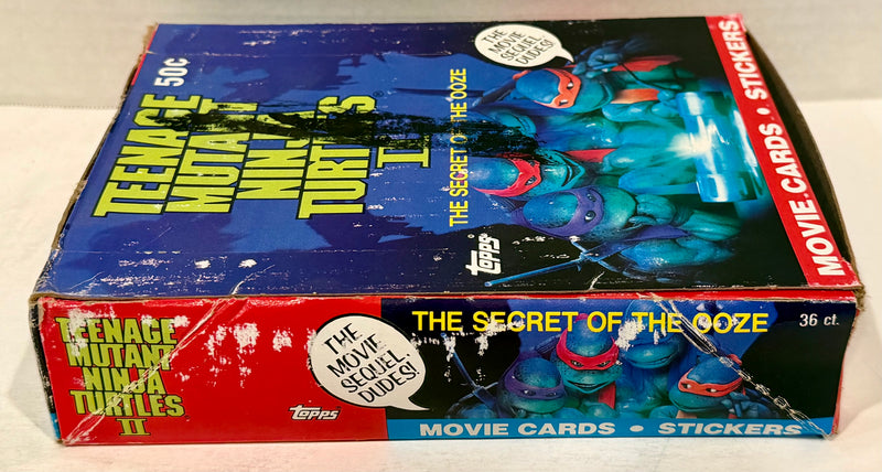Teenage Mutant Ninja Turtles Movie II Series 2 Card Box Secret of the Ooze Topps - TvMovieCards.com
