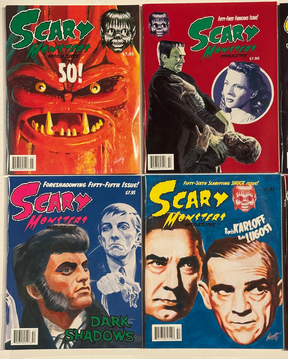 Scary Monster Horror Magazine Collection Lot of 10 Issues #50 - #59 - TvMovieCards.com