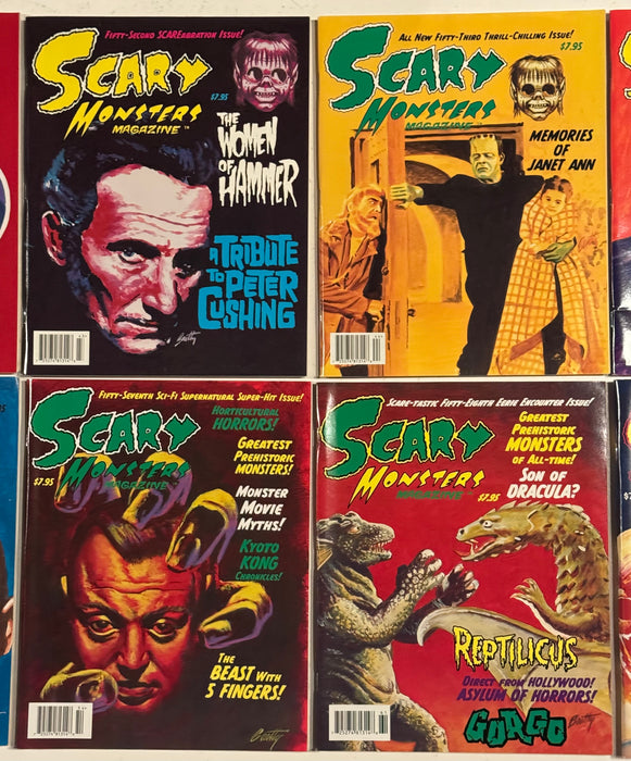 Scary Monster Horror Magazine Collection Lot of 10 Issues #50 - #59 - TvMovieCards.com