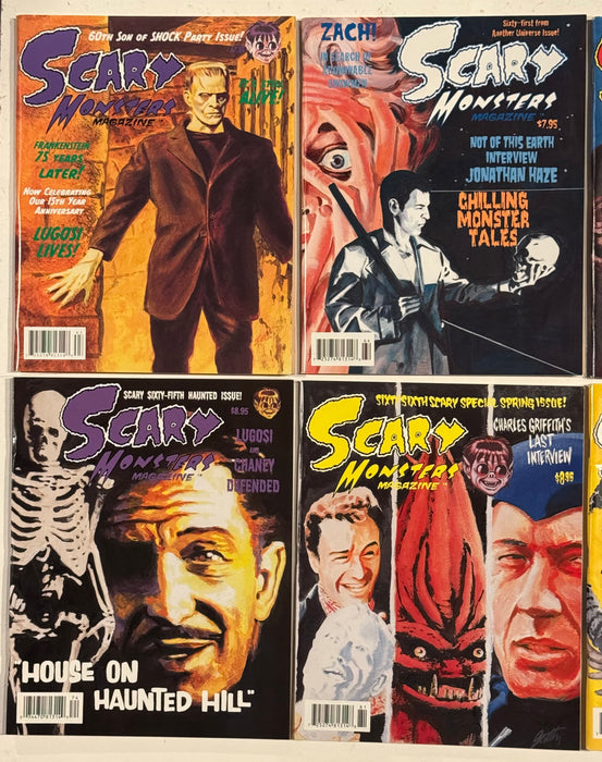 Scary Monster Horror Magazine Collection Lot of 10 Issues #60 - #69 - TvMovieCards.com