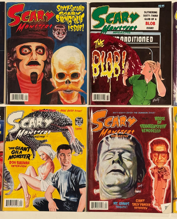 Scary Monster Horror Magazine Collection Lot of 10 Issues #60 - #69 - TvMovieCards.com