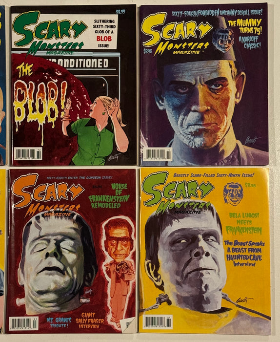 Scary Monster Horror Magazine Collection Lot of 10 Issues #60 - #69 - TvMovieCards.com