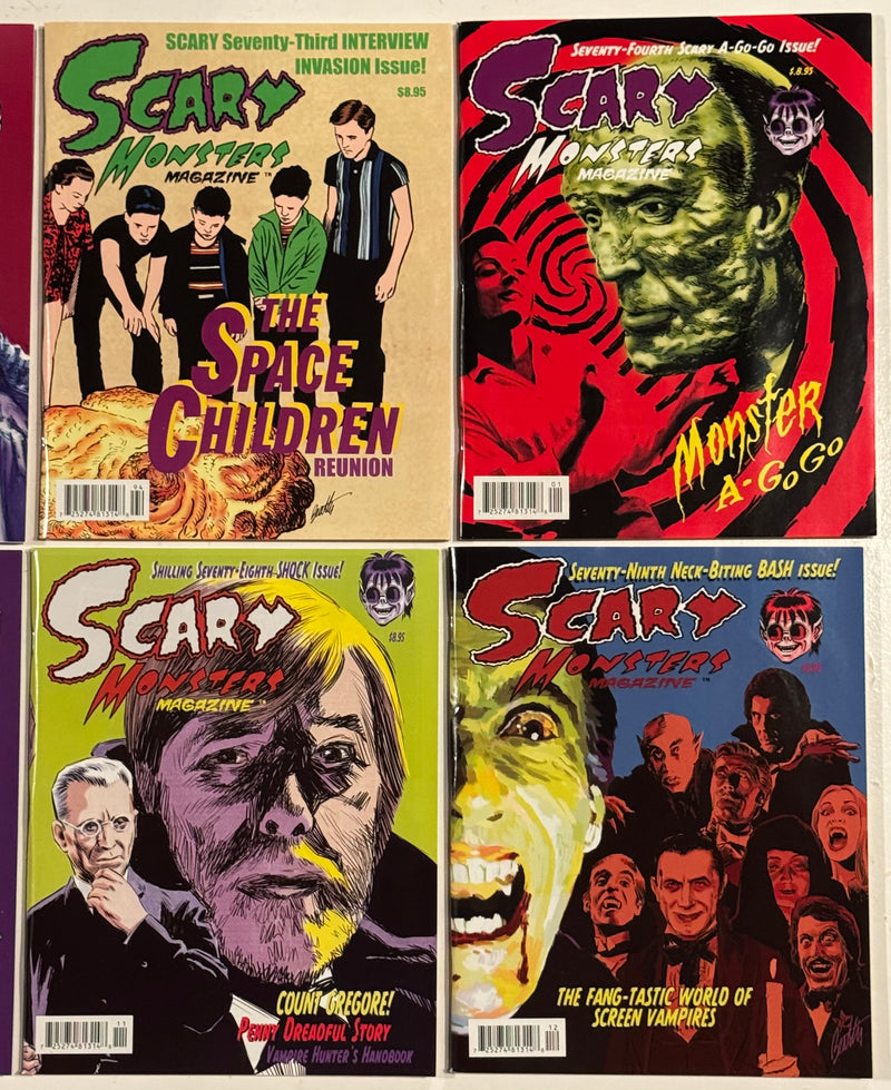 Scary Monster Horror Magazine Collection Lot of 10 Issues #70 - #79 - TvMovieCards.com