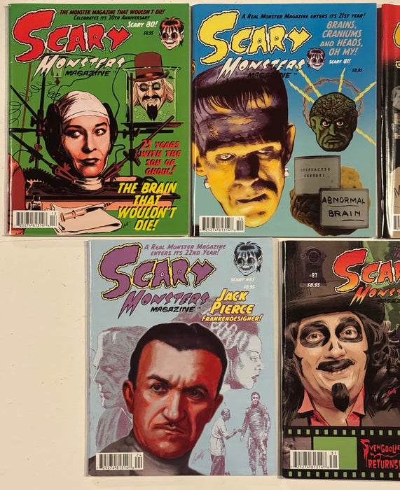 Scary Monster Horror Magazine Collection Lot of 9 Issues #80 - #89 - TvMovieCards.com