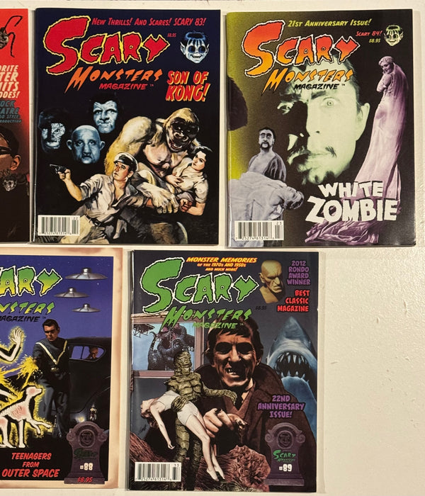 Scary Monster Horror Magazine Collection Lot of 9 Issues #80 - #89 - TvMovieCards.com