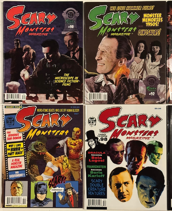 Scary Monster Horror Magazine Collection Lot of 10 Issues #90-#101 - TvMovieCards.com