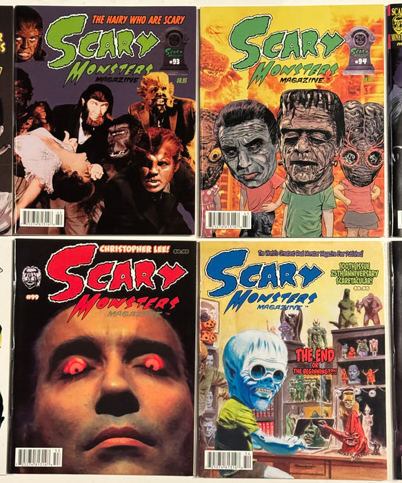 Scary Monster Horror Magazine Collection Lot of 10 Issues #90-#101 - TvMovieCards.com