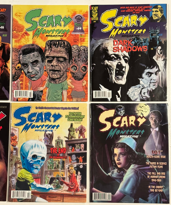 Scary Monster Horror Magazine Collection Lot of 10 Issues #90-#101 - TvMovieCards.com