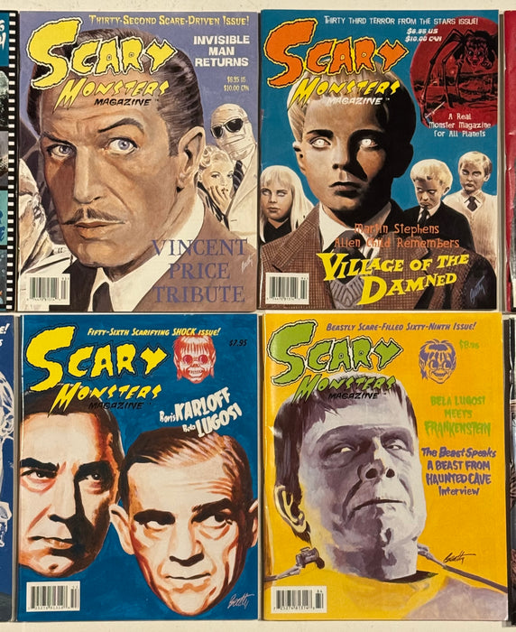 Scary Monster Horror Magazine Collection Lot of 10 Issues Lot A - TvMovieCards.com