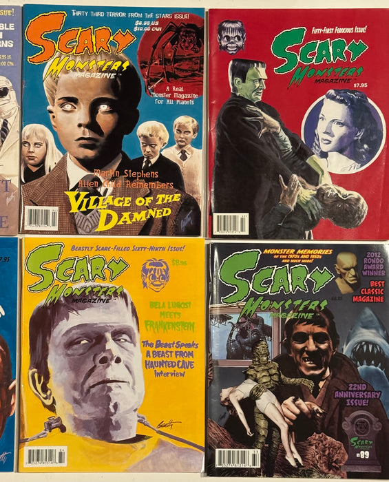 Scary Monster Horror Magazine Collection Lot of 10 Issues Lot A - TvMovieCards.com