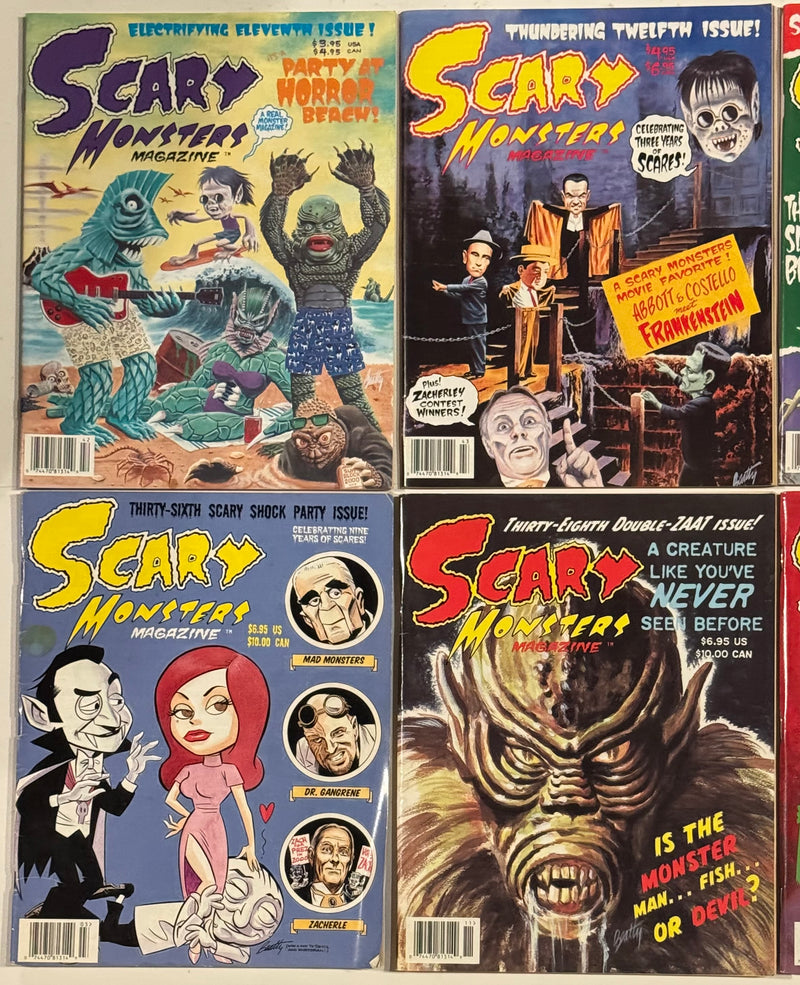 Scary Monster Horror Magazine Collection Lot of 10 Issues Lot B - TvMovieCards.com