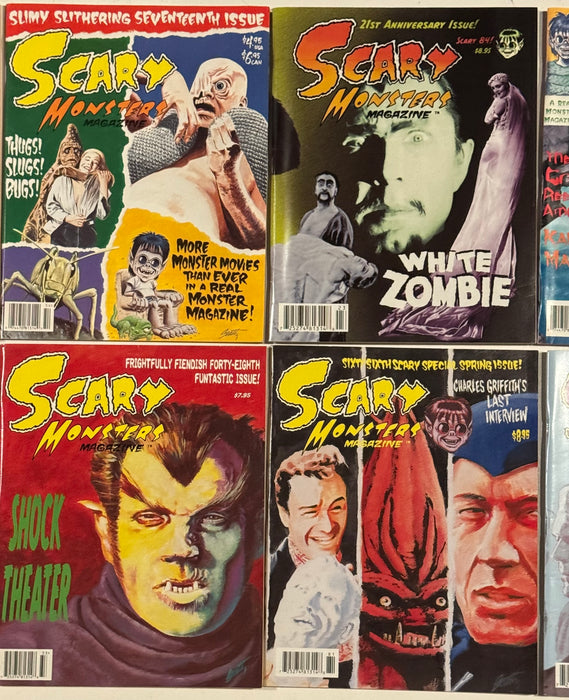 Scary Monster Horror Magazine Collection Lot of 10 Issues Lot B - TvMovieCards.com