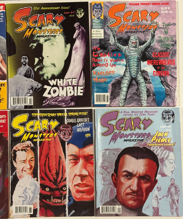 Scary Monster Horror Magazine Collection Lot of 10 Issues Lot B - TvMovieCards.com