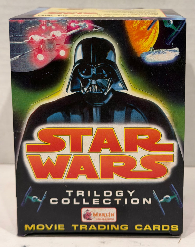 1997 Merlin Star Wars Trilogy Collection Trading Card Box 50 Packs - TvMovieCards.com