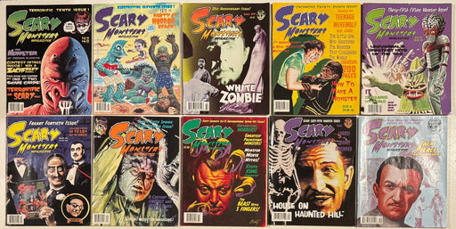 Scary Monster Horror Magazine Collection Lot of 10 Issues Lot C - TvMovieCards.com