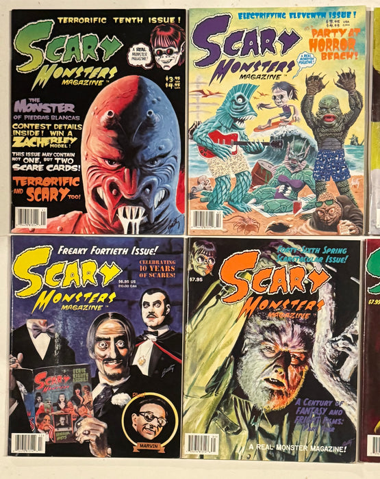 Scary Monster Horror Magazine Collection Lot of 10 Issues Lot C - TvMovieCards.com