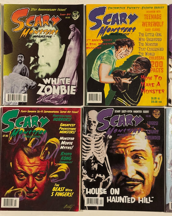 Scary Monster Horror Magazine Collection Lot of 10 Issues Lot C - TvMovieCards.com