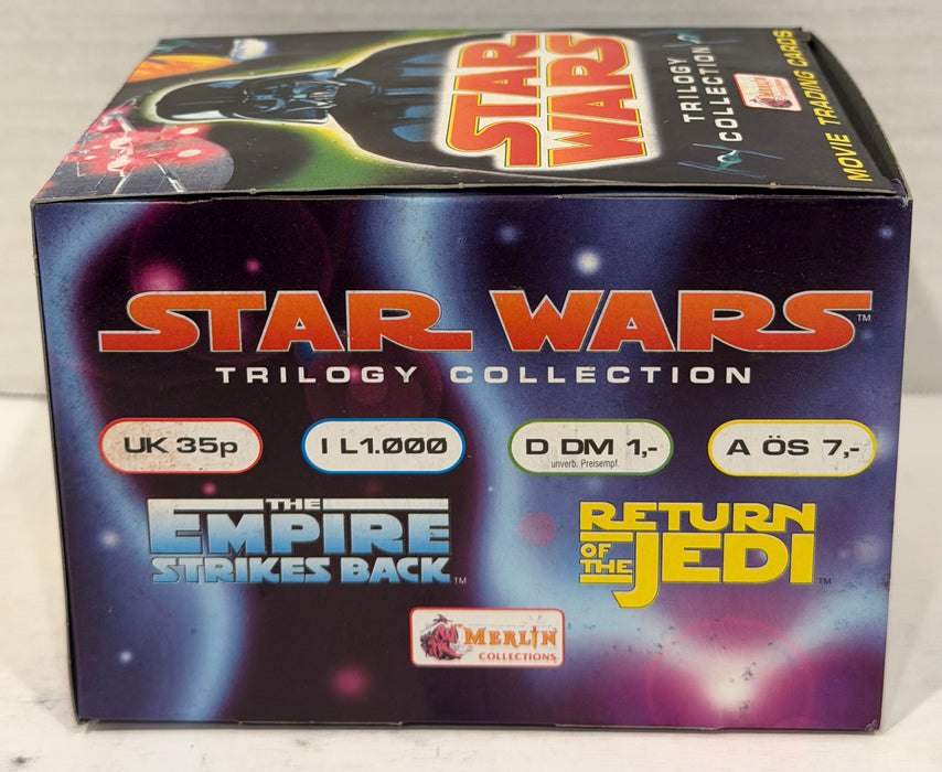 1997 Merlin Star Wars Trilogy Collection Trading Card Box 50 Packs