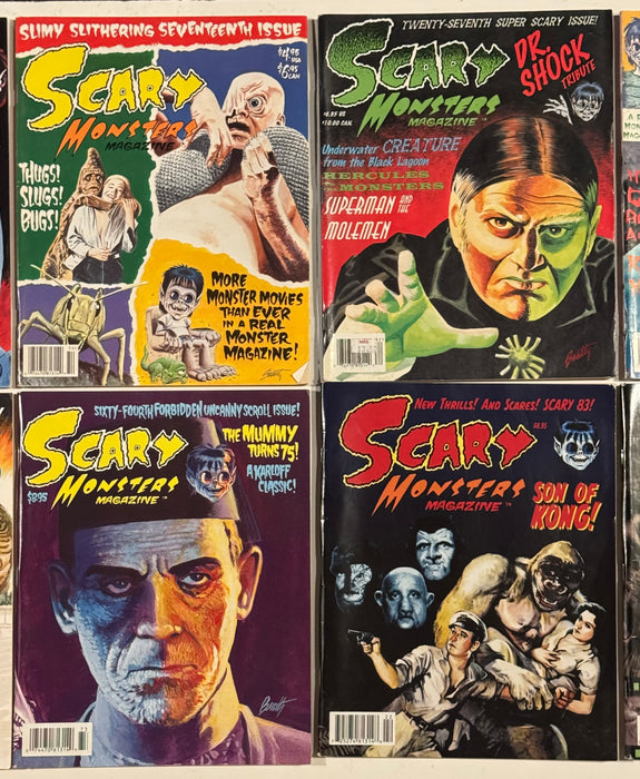Scary Monster Horror Magazine Collection Lot of 10 Issues Lot D - TvMovieCards.com
