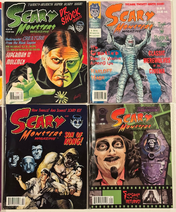 Scary Monster Horror Magazine Collection Lot of 10 Issues Lot D - TvMovieCards.com