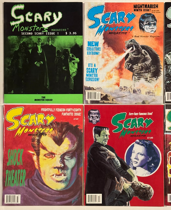 Scary Monster Horror Magazine Collection Lot of 10 Issues Lot E - TvMovieCards.com