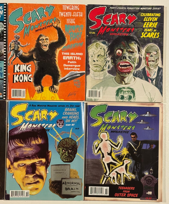 Scary Monster Horror Magazine Collection Lot of 10 Issues Lot E - TvMovieCards.com