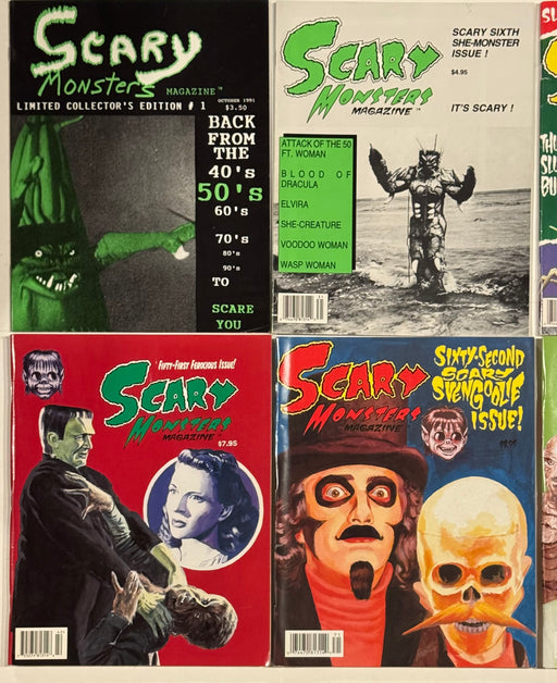 Scary Monster Horror Magazine Collection Lot of 10 Issues Lot F - TvMovieCards.com