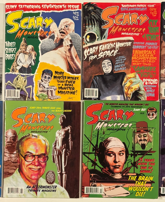 Scary Monster Horror Magazine Collection Lot of 10 Issues Lot F - TvMovieCards.com