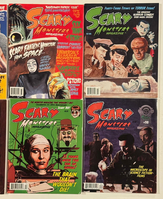 Scary Monster Horror Magazine Collection Lot of 10 Issues Lot F - TvMovieCards.com