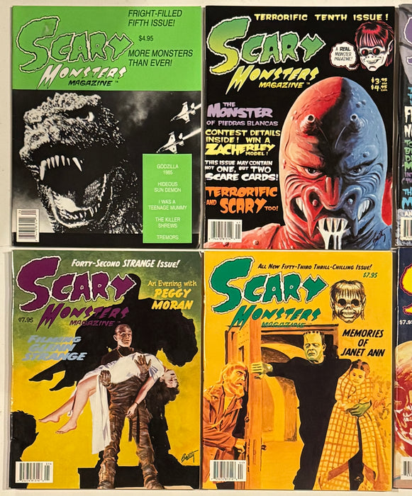 Scary Monster Horror Magazine Collection Lot of 10 Issues Lot G - TvMovieCards.com
