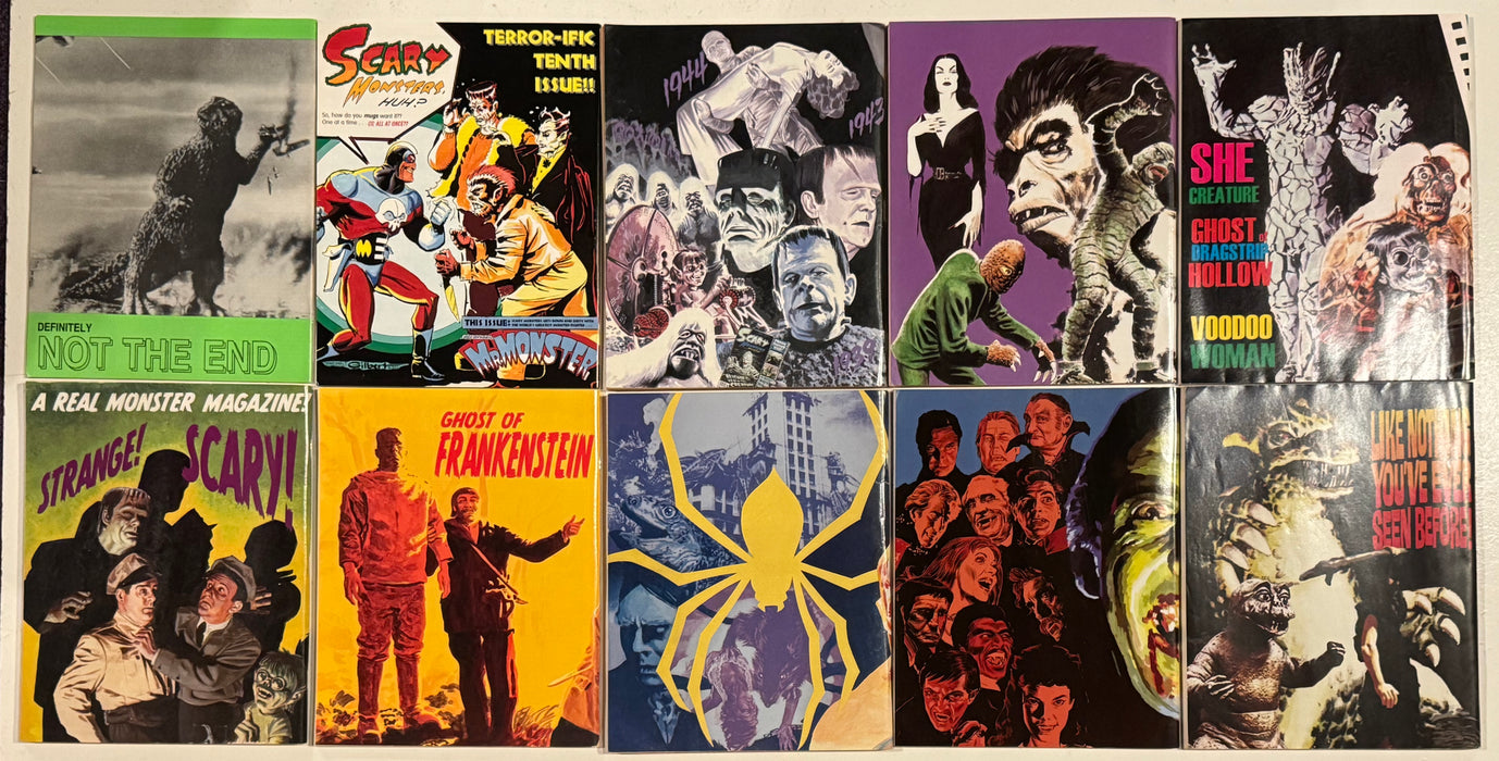 Scary Monster Horror Magazine Collection Lot of 10 Issues Lot G - TvMovieCards.com