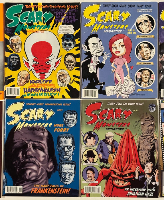 Scary Monster Horror Magazine Collection Lot of 10 Issues Lot H - TvMovieCards.com