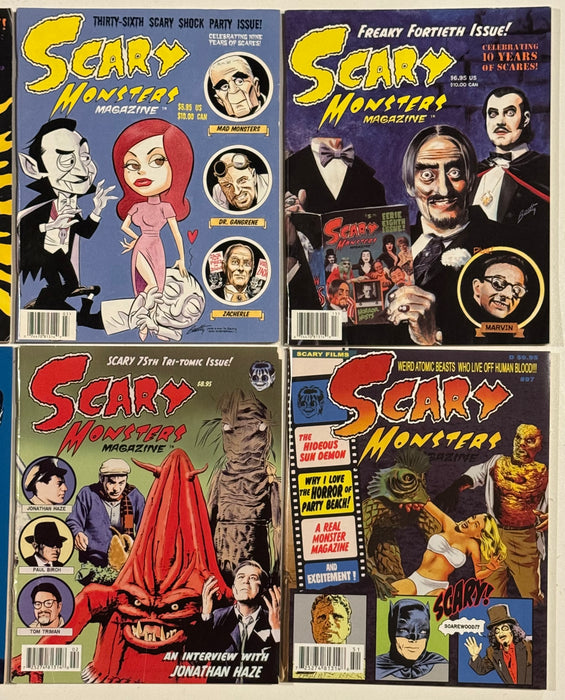 Scary Monster Horror Magazine Collection Lot of 10 Issues Lot H - TvMovieCards.com