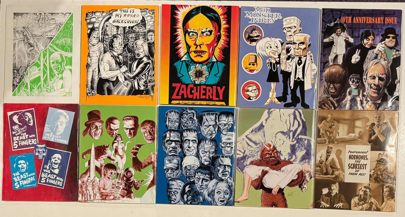 Scary Monster Horror Magazine Collection Lot of 10 Issues Lot H - TvMovieCards.com