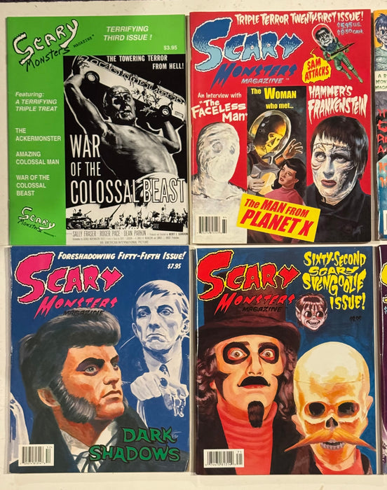Scary Monster Horror Magazine Collection Lot of 10 Issues Lot I - TvMovieCards.com