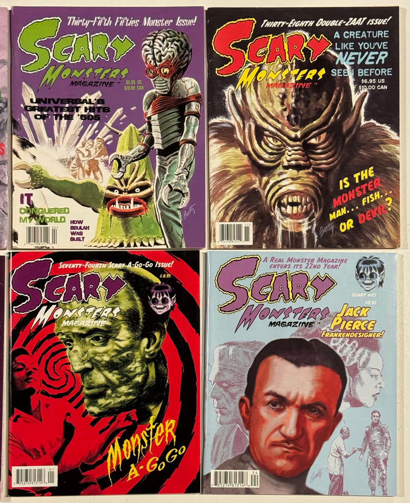 Scary Monster Horror Magazine Collection Lot of 10 Issues Lot I - TvMovieCards.com