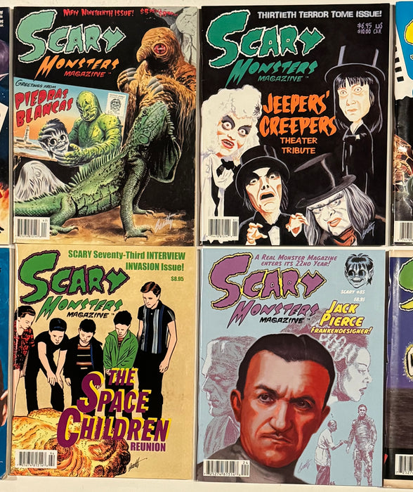 Scary Monster Horror Magazine Collection Lot of 10 Issues Lot J - TvMovieCards.com