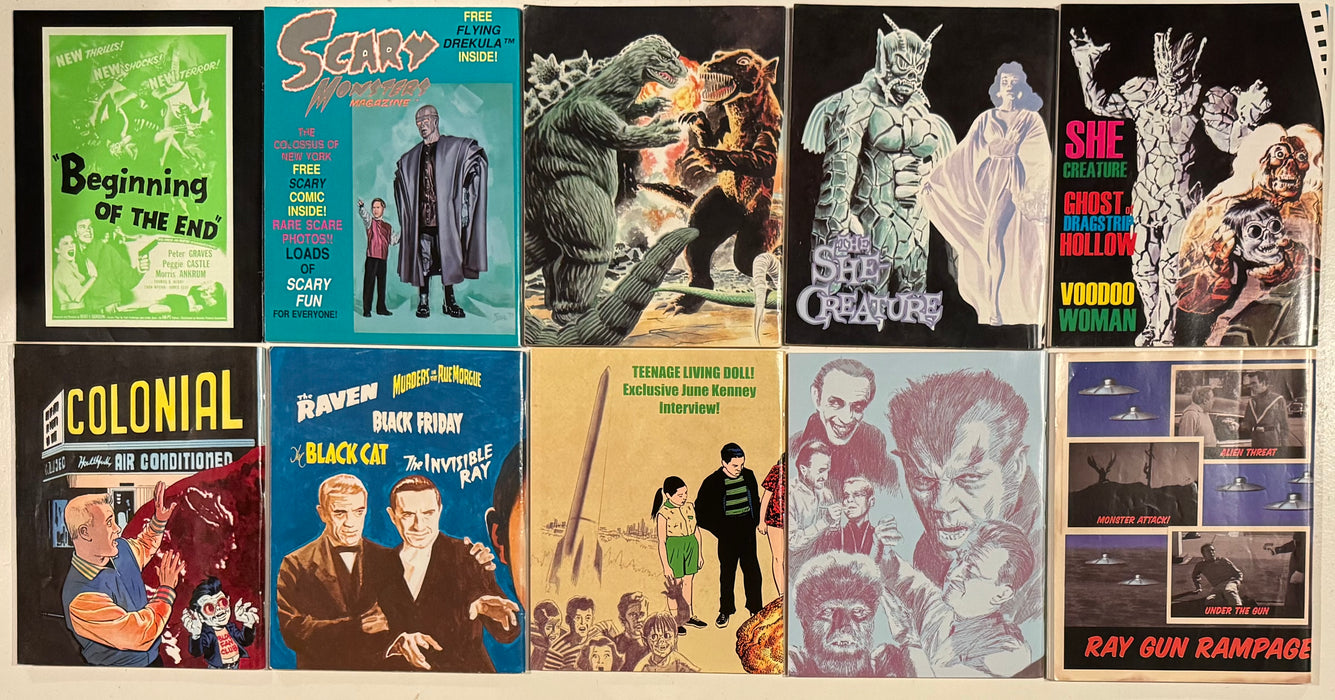 Scary Monster Horror Magazine Collection Lot of 10 Issues Lot J - TvMovieCards.com