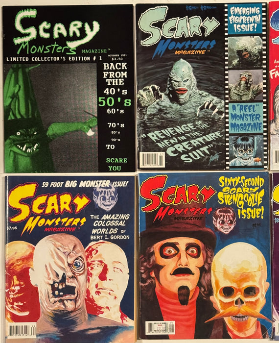 Scary Monster Horror Magazine Collection Lot of 10 Issues Lot K - TvMovieCards.com