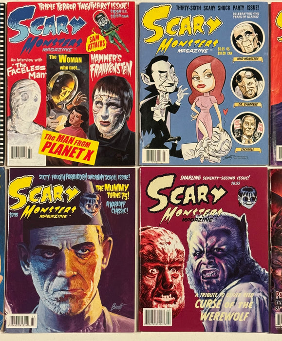 Scary Monster Horror Magazine Collection Lot of 10 Issues Lot K - TvMovieCards.com