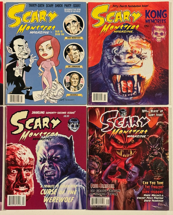 Scary Monster Horror Magazine Collection Lot of 10 Issues Lot K - TvMovieCards.com