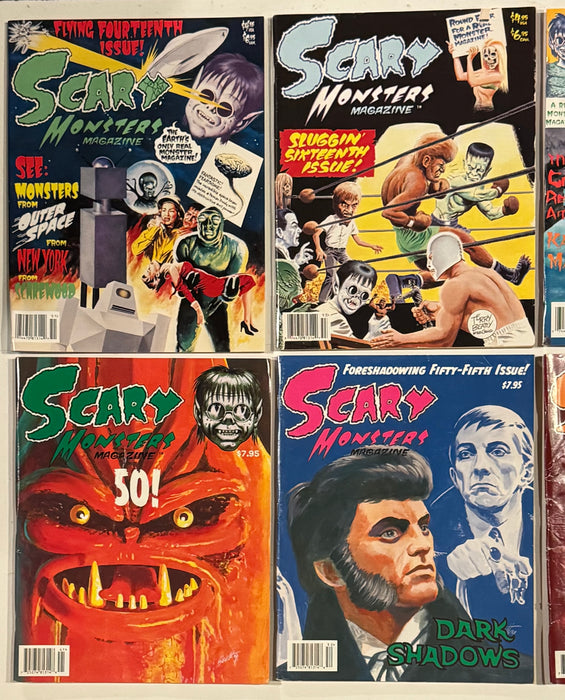 Scary Monster Horror Magazine Collection Lot of 8 Issues Lot L - TvMovieCards.com