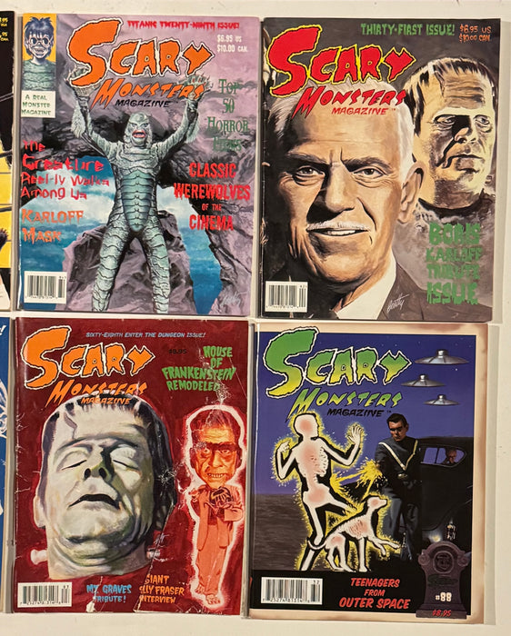 Scary Monster Horror Magazine Collection Lot of 8 Issues Lot L - TvMovieCards.com