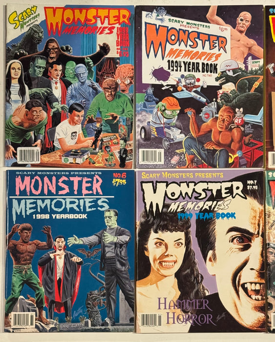 Scary Monster Memories Yearbook Horror Magazine Collection #1-#10 1993/2002 - TvMovieCards.com
