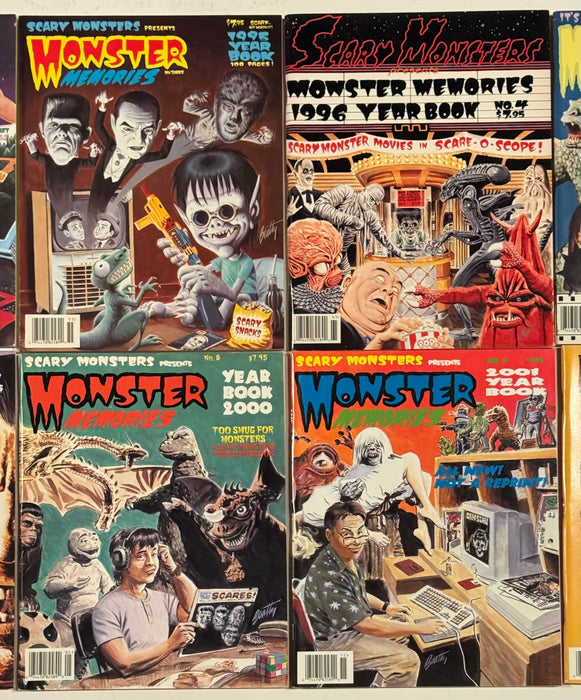 Scary Monster Memories Yearbook Horror Magazine Collection #1-#10 1993/2002 - TvMovieCards.com